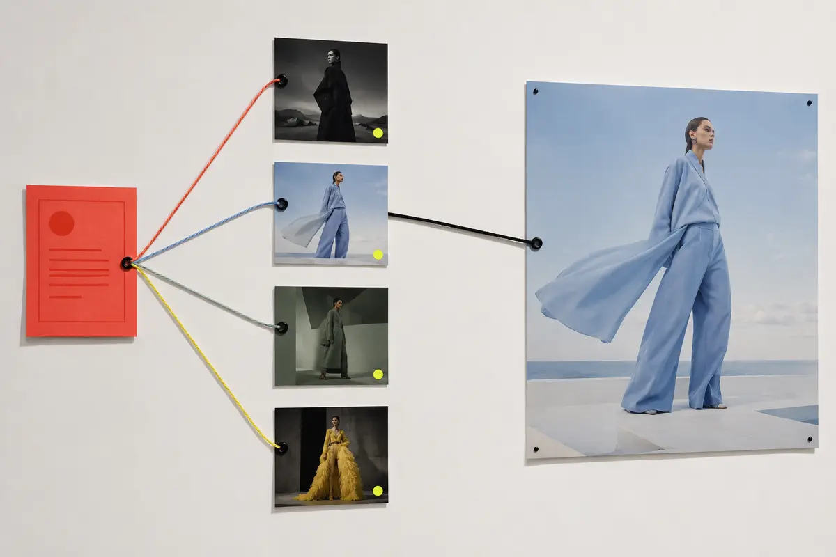 OpenRouter representative fashion AI artwork