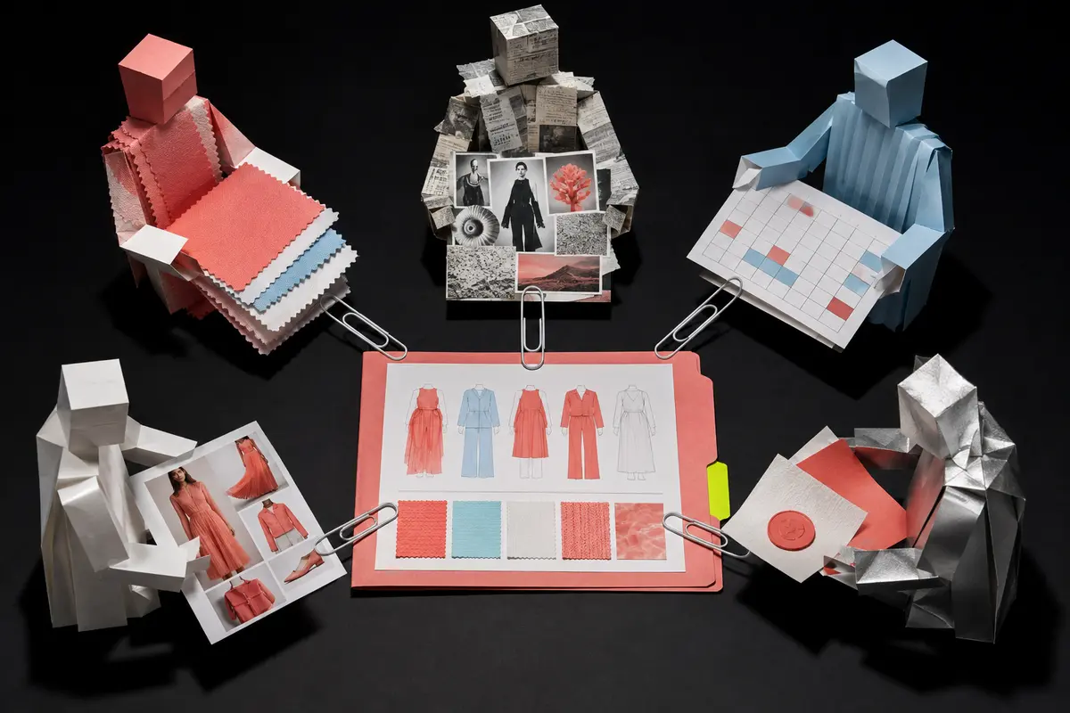 Paperclip representative fashion AI artwork